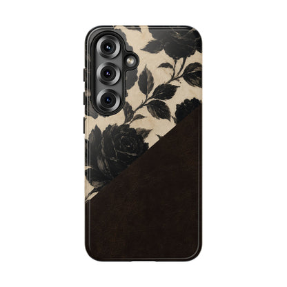 Rose Leather Tough Case