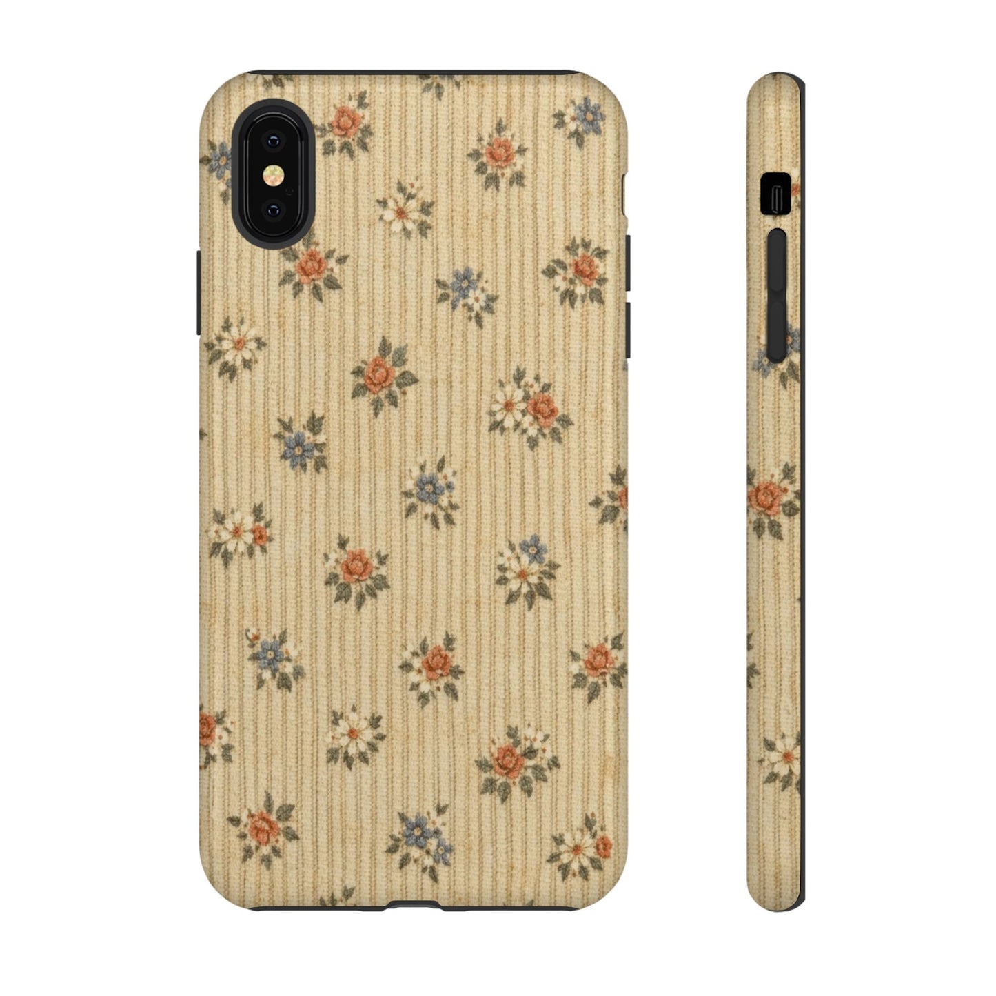 Striped Floral Tough Case
