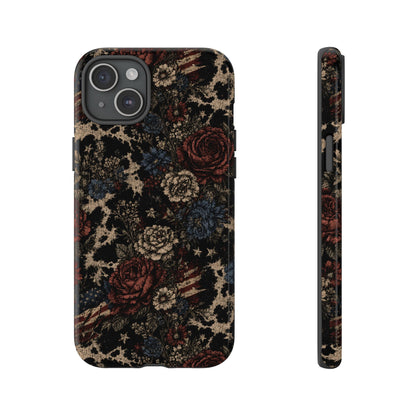 USA Cowhide Bloom Tough Case