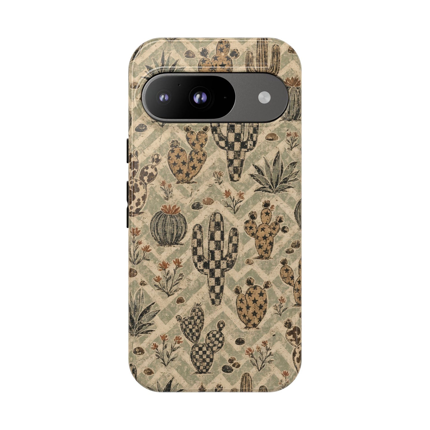 Checkered Cactus Tough Case