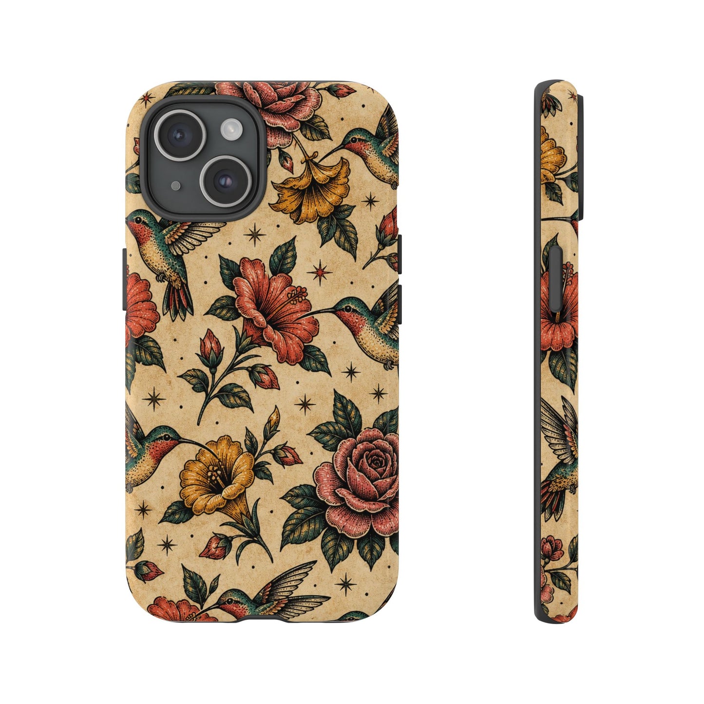 Hummingbird Rose Tough Case