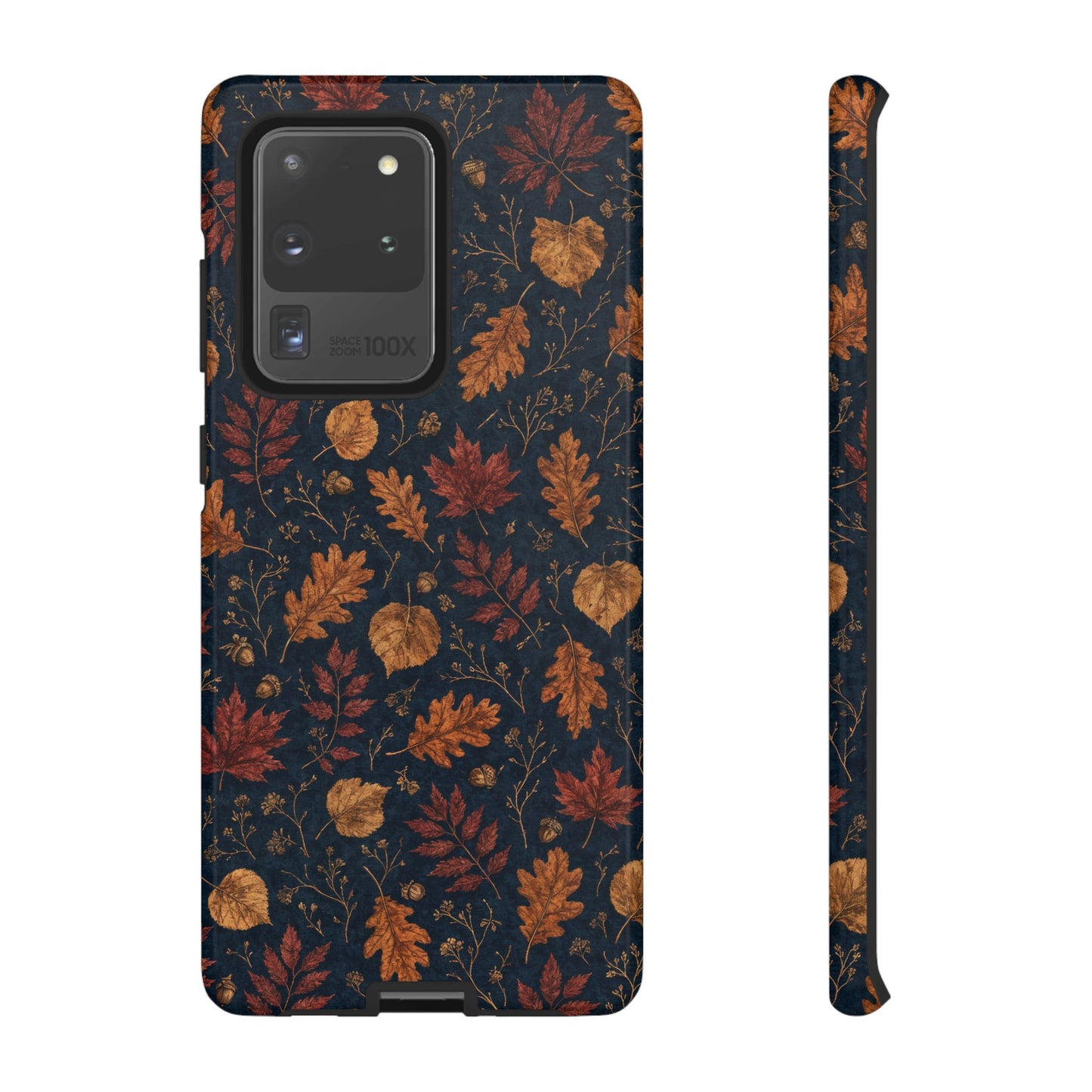 Navy Oak Leaf Tough Case