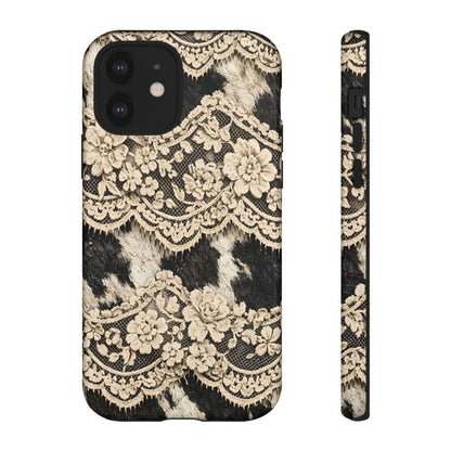 Cowhide Lace Tough Case