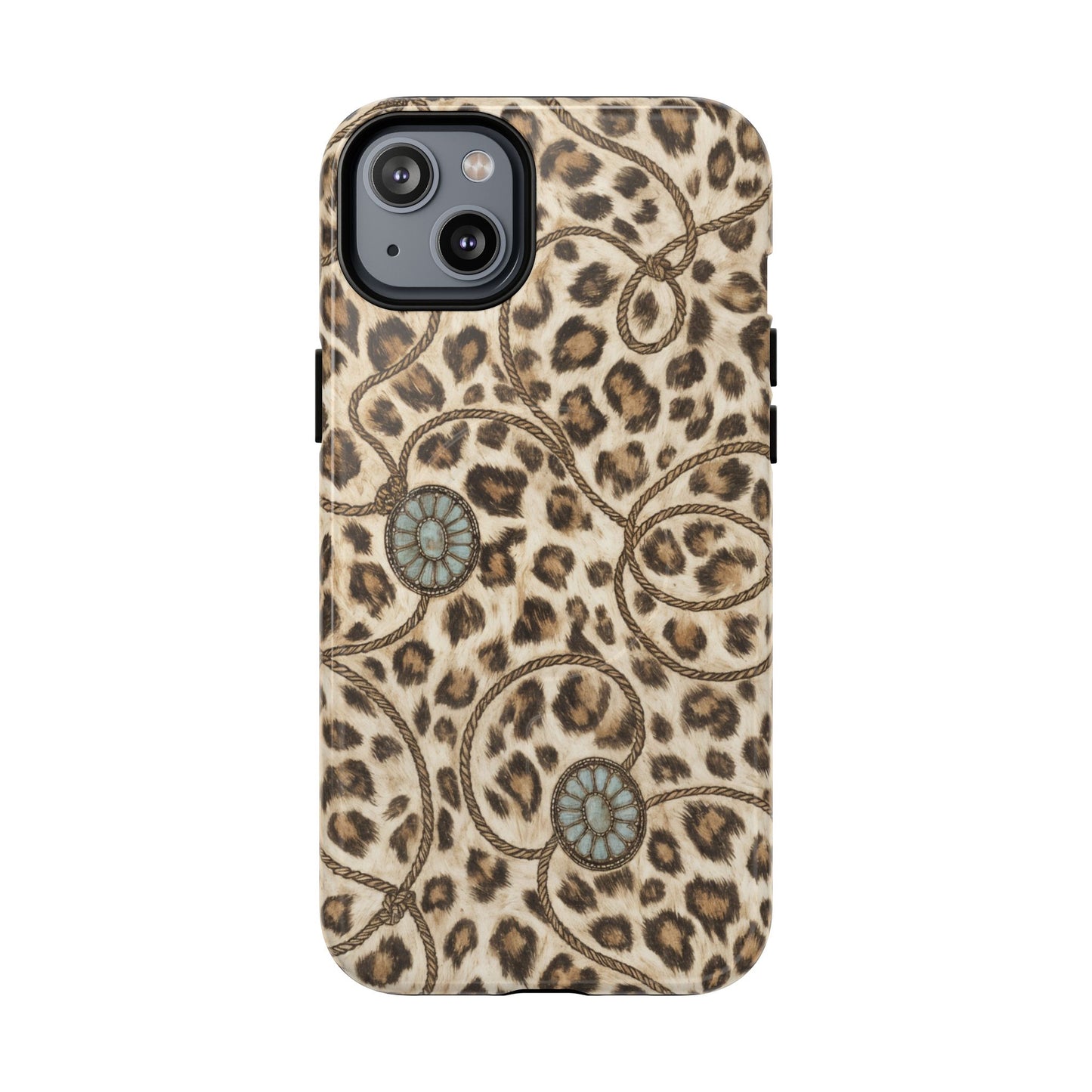 Leopard Rope Conchos Magnetic Case