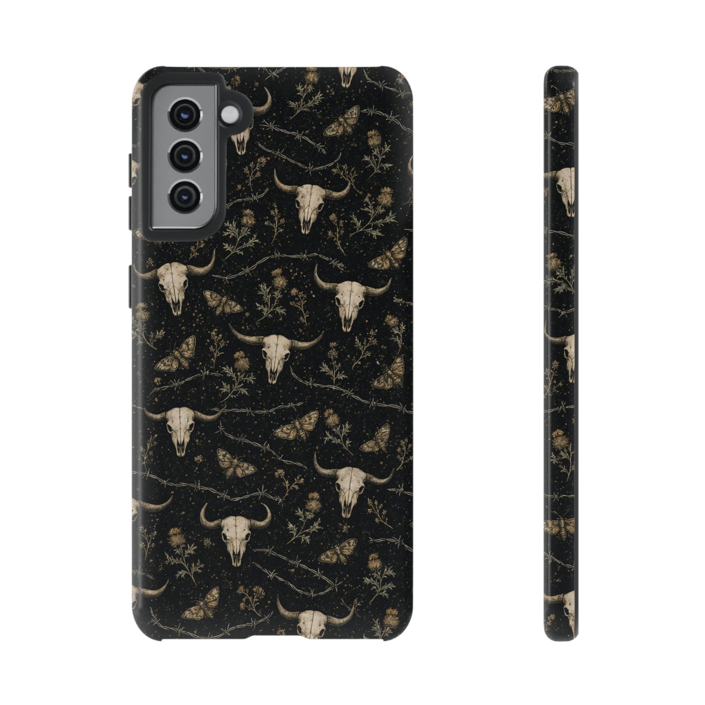 Bull Skull Barbwire Tough Case