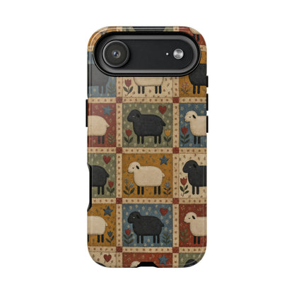 Sheep Quilt Tough Case