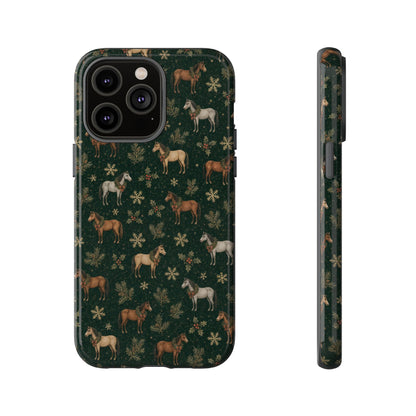 Evergreen Horses Tough Case