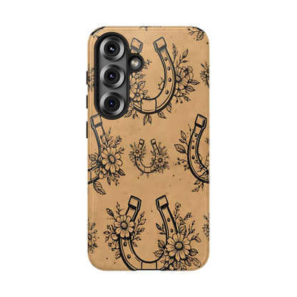 Floral Horseshoes Tough Case