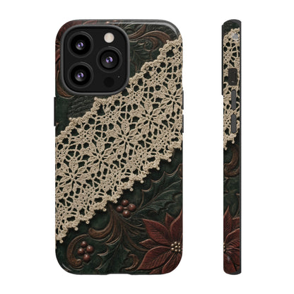 Poinsettia Lace Tough Case