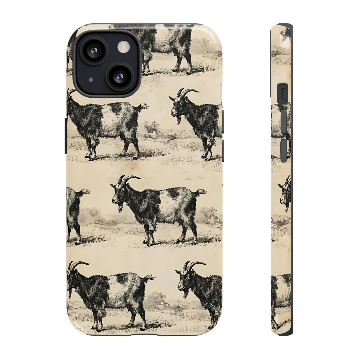 Vintage Goats Tough Case