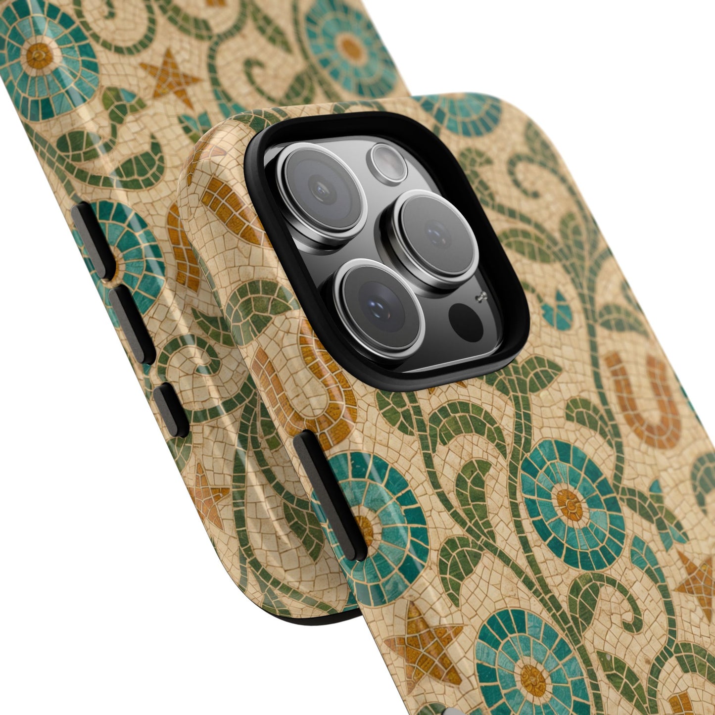 Turquoise Horseshoe Mosaic Tough Case
