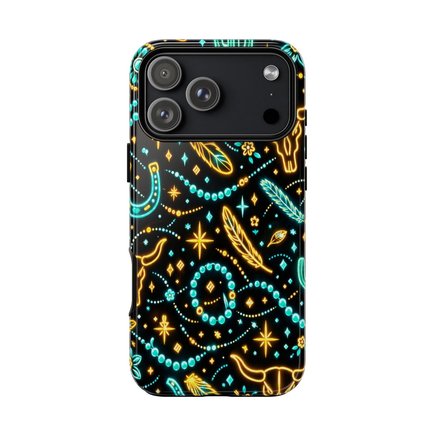 Neon Turquoise Tough Case