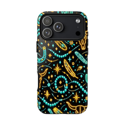 Neon Turquoise Tough Case