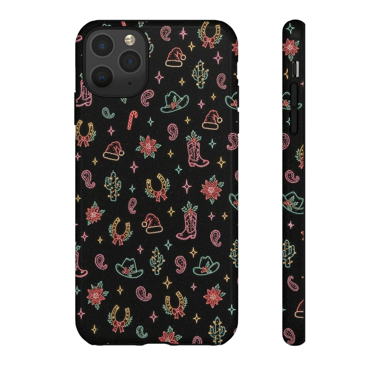 Neon Holiday Doodles Tough Case