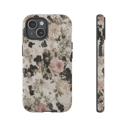 Floral Cowhide Tough Case