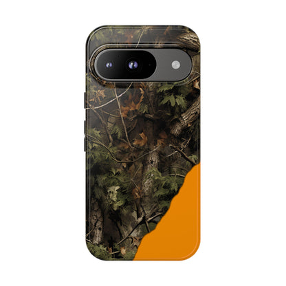 Torn Camo Orange Tough Case