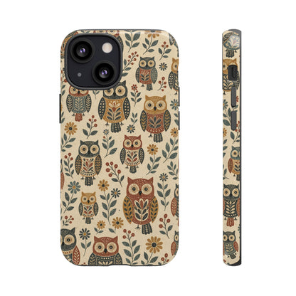 Folk Owls Tough Case