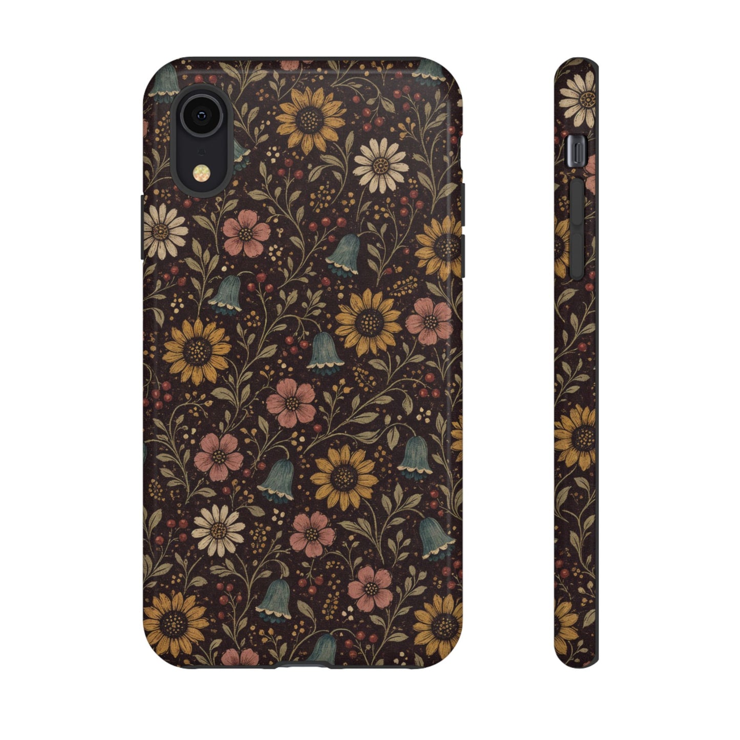 Plum Folk Floral Tough Case