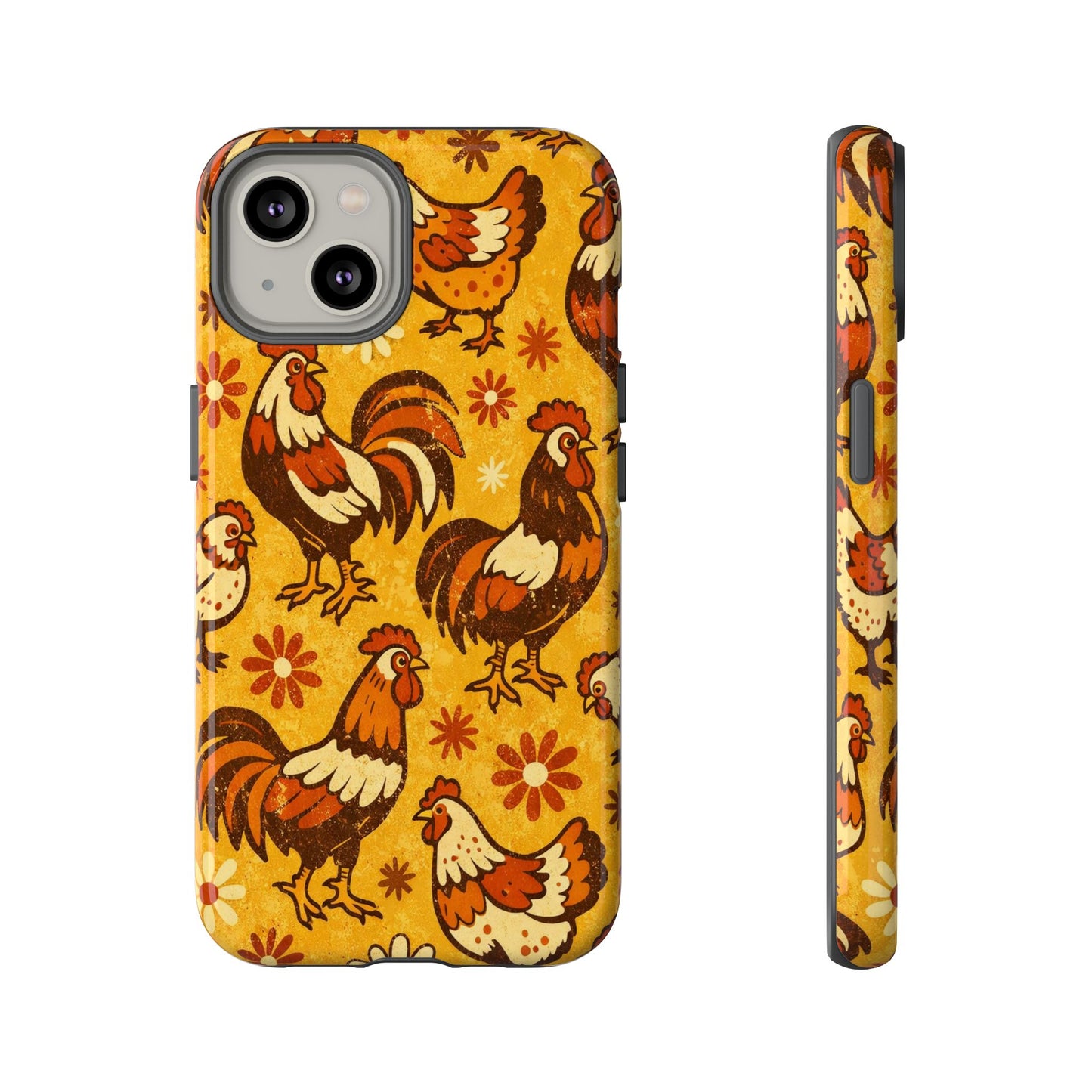 Retro Chickens Tough Case