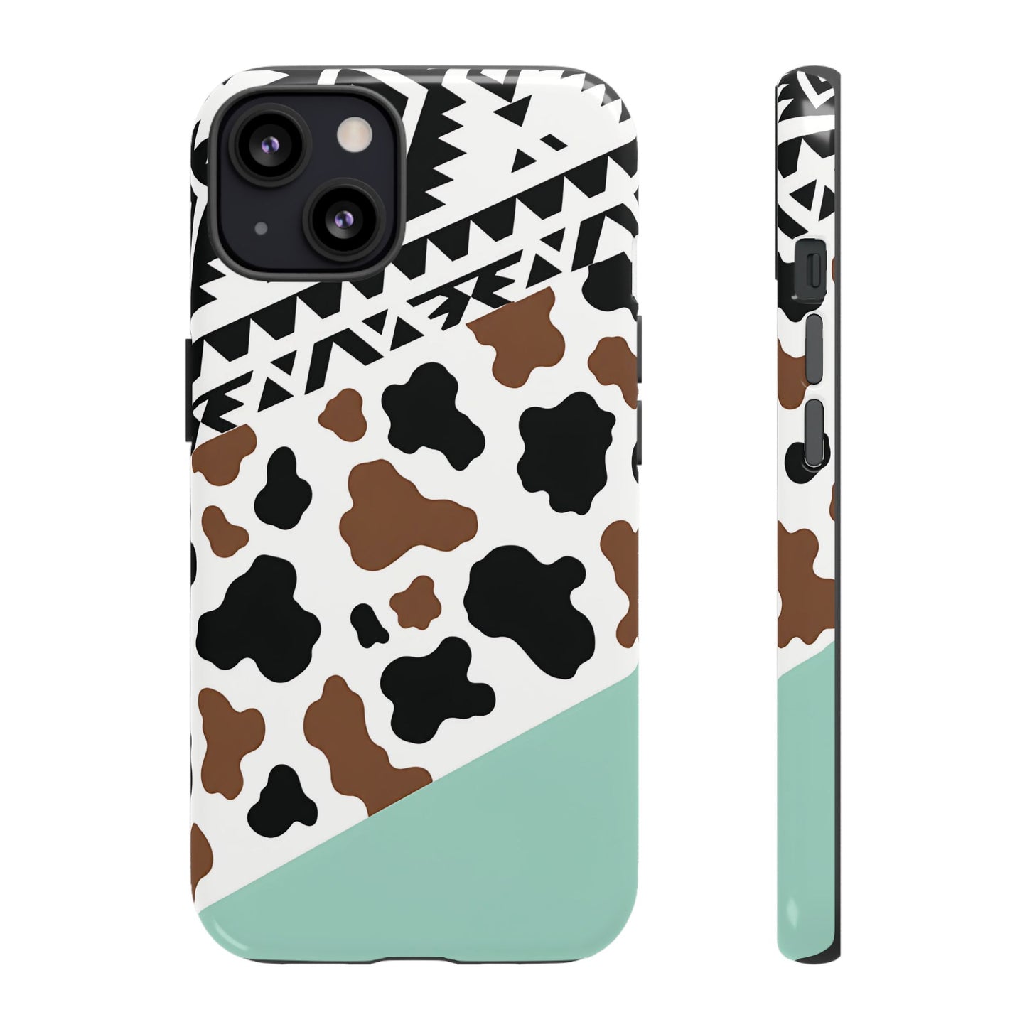 Mint Aztec Cowhide Tough Case