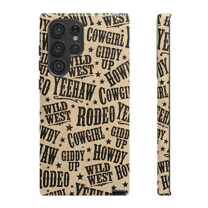 Cowgirl Slang Tough Case