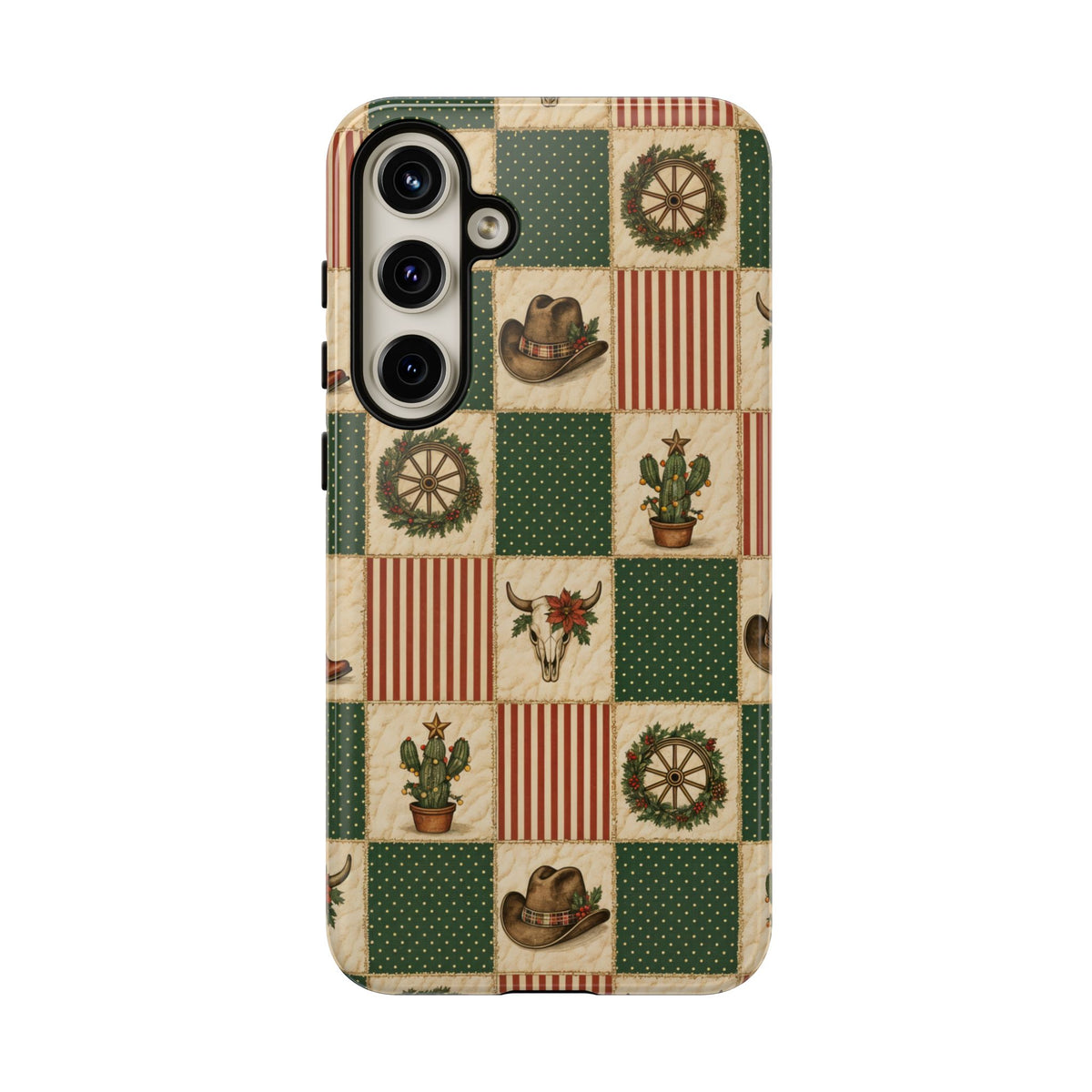 Western Christmas Sampler Tough Case