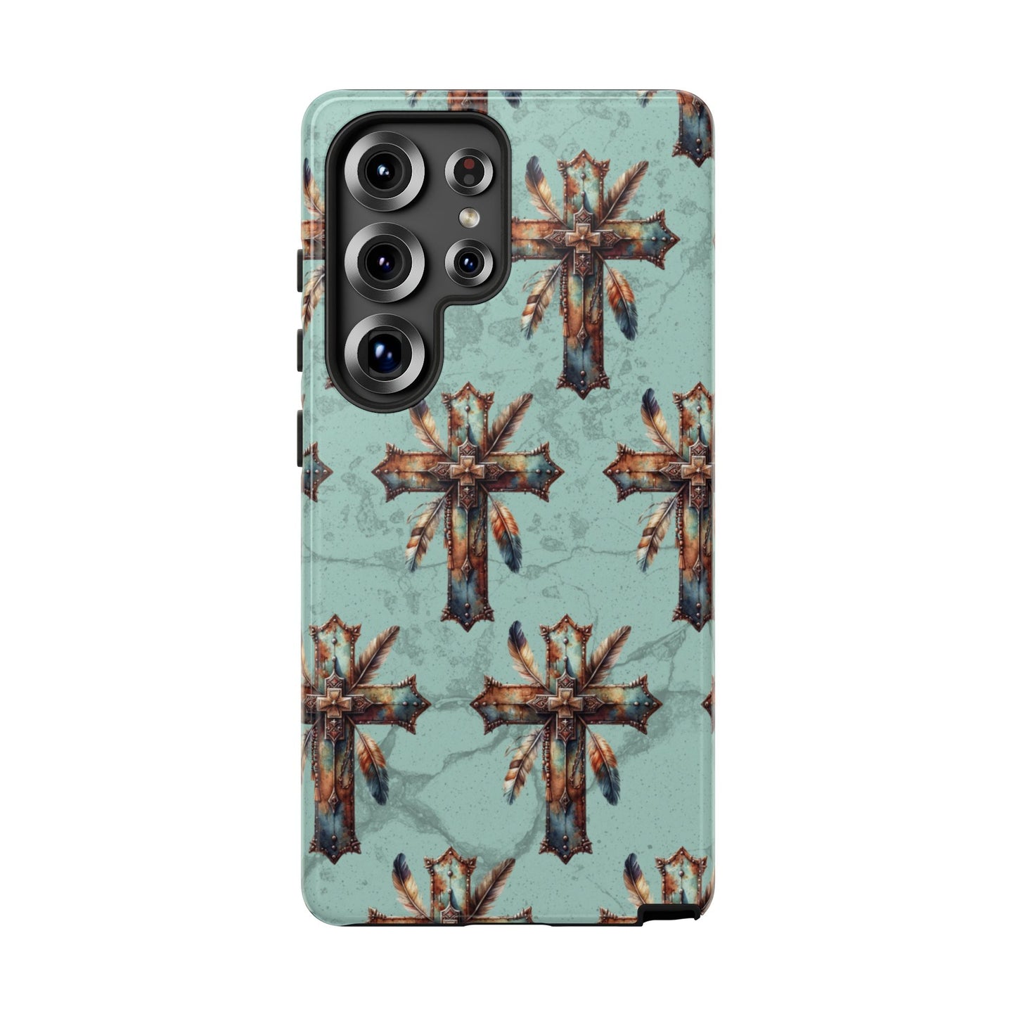 Crosses And Feathers Tough Case