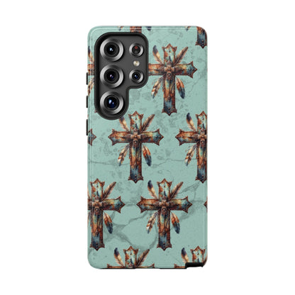 Crosses And Feathers Tough Case