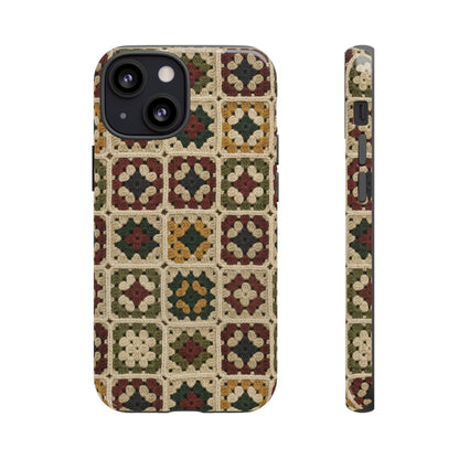 Christmas Granny Square Tough Case