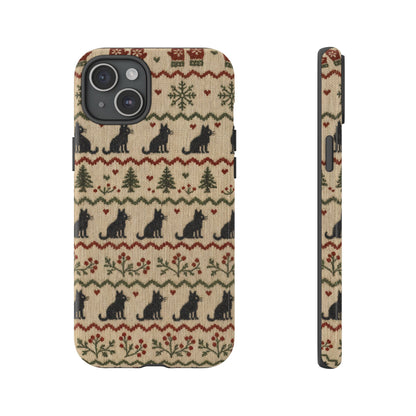 Black Cat Sweater Tough Case