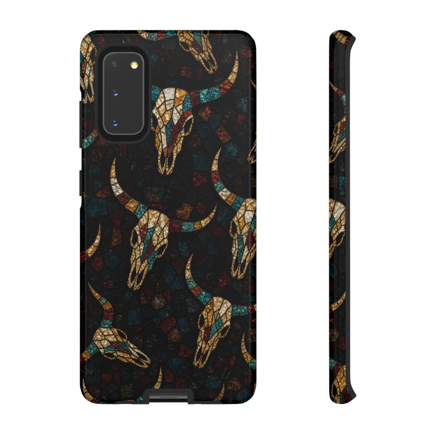 Stained Bull Skull Tough Case