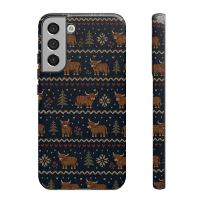 Highland Cow Sweater Tough Case