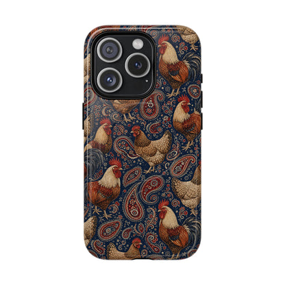 Patriotic Paisley Chickens Magnetic Case