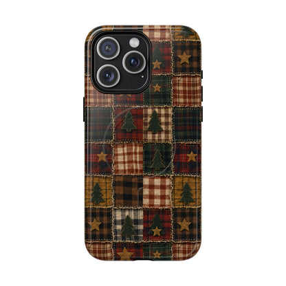 Christmas Rag Quilt Magnetic Case