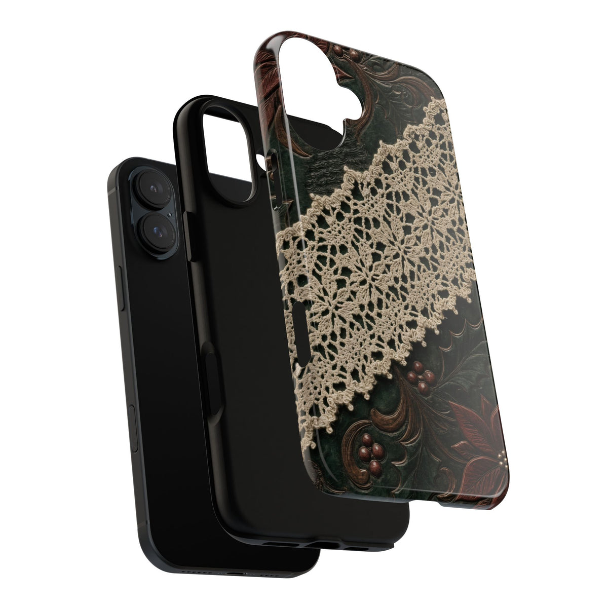 Poinsettia Lace Tough Case