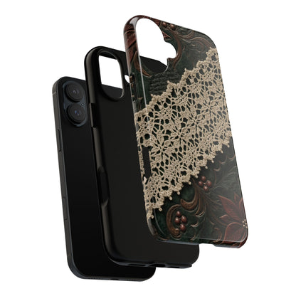 Poinsettia Lace Tough Case