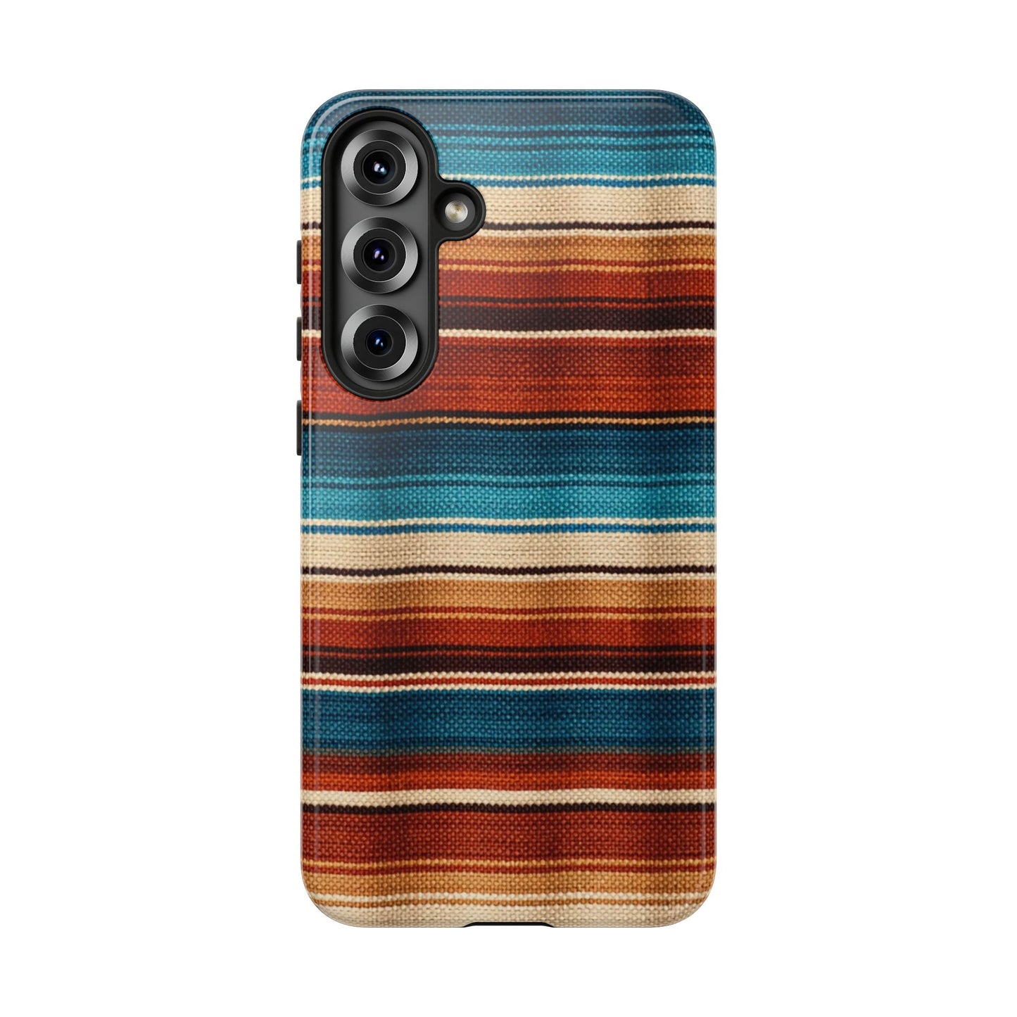 Turquoise + Orange Serape Tough Case