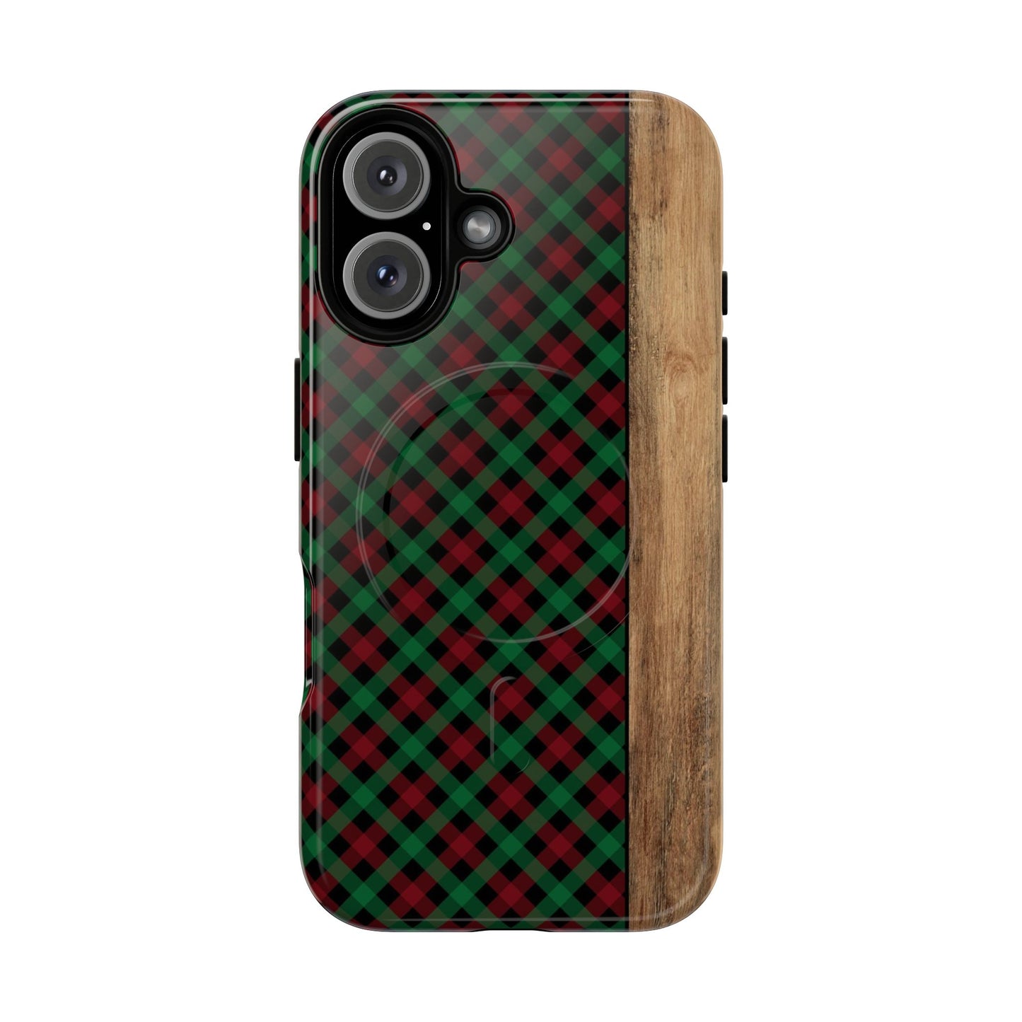 Red Green Plaid Magnetic Case