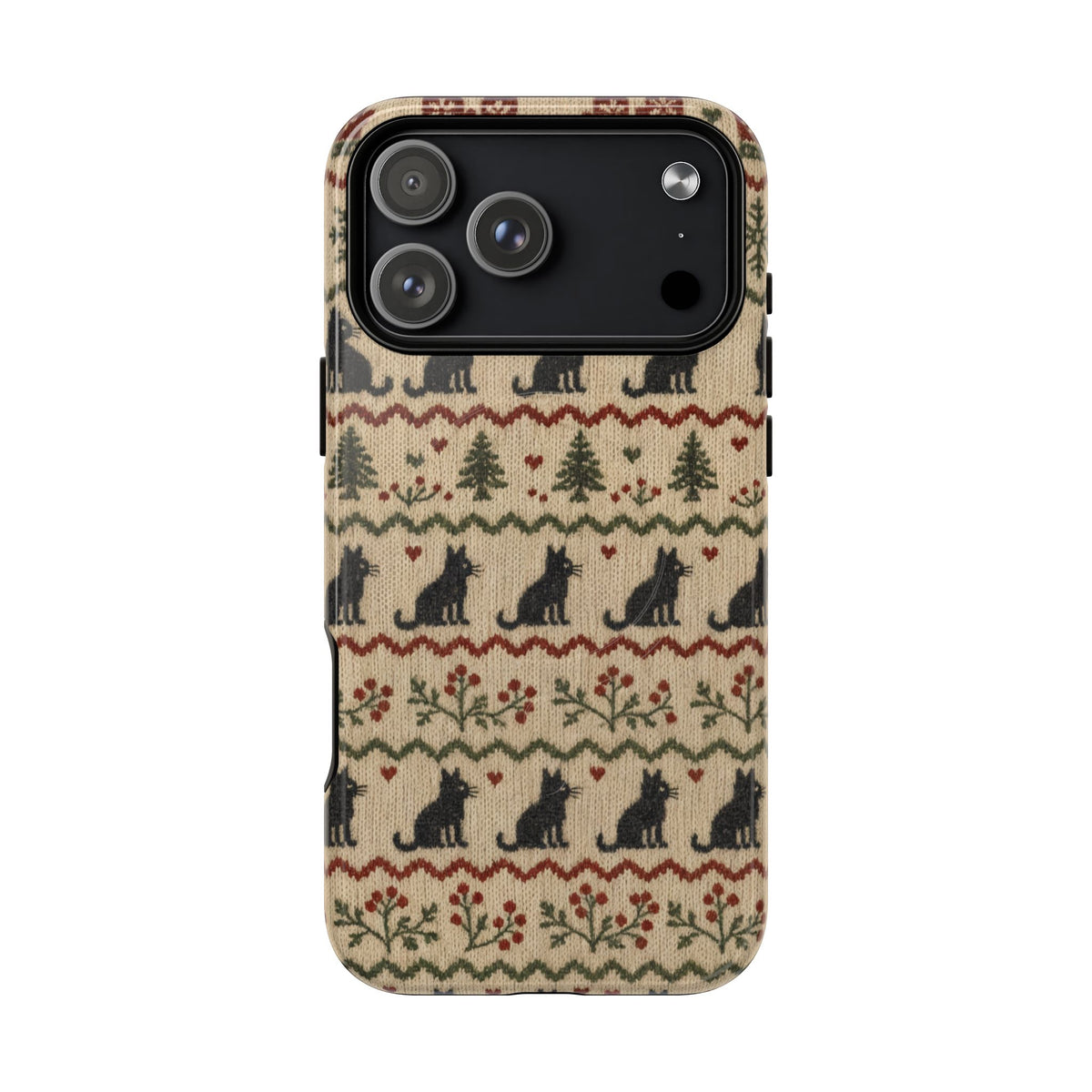Black Cat Sweater Magnetic Case