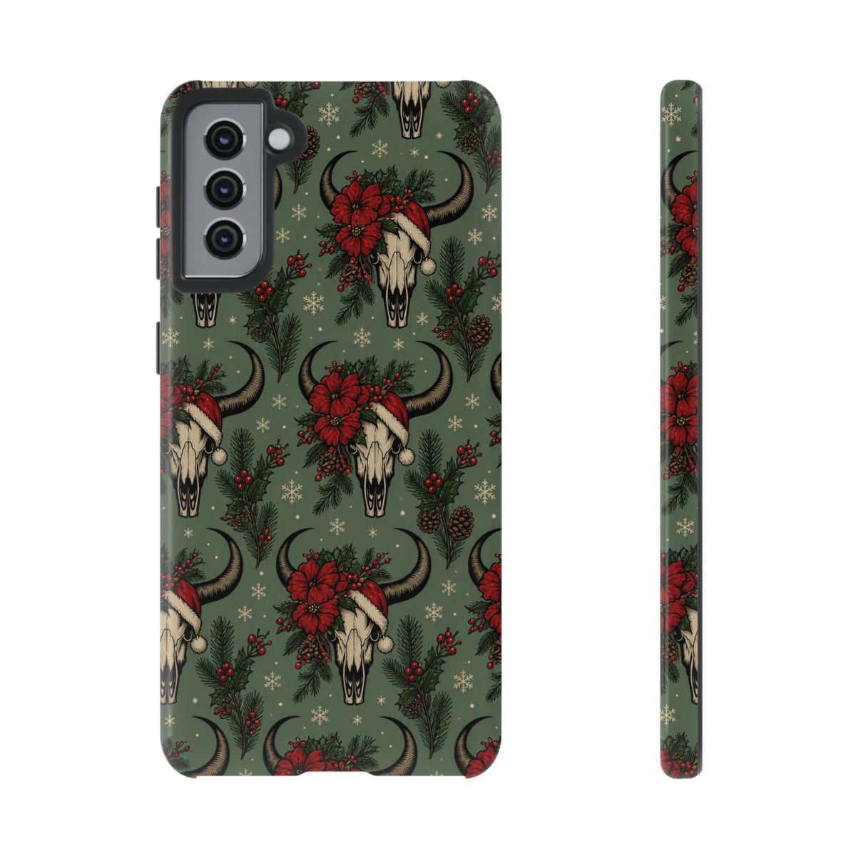 Santa Bull Skulls Tough Case