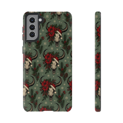 Santa Bull Skulls Tough Case