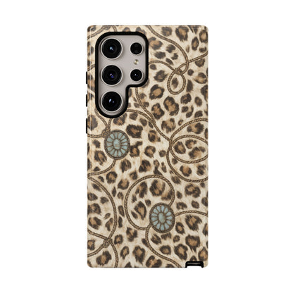 Leopard Rope Conchos Tough Case
