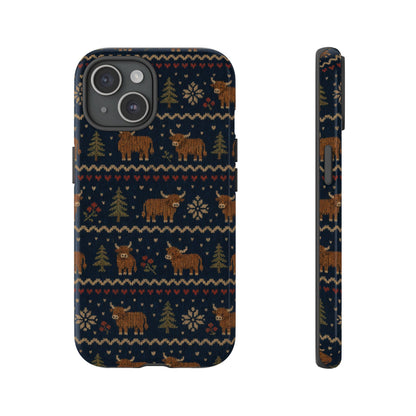 Highland Cow Sweater Tough Case