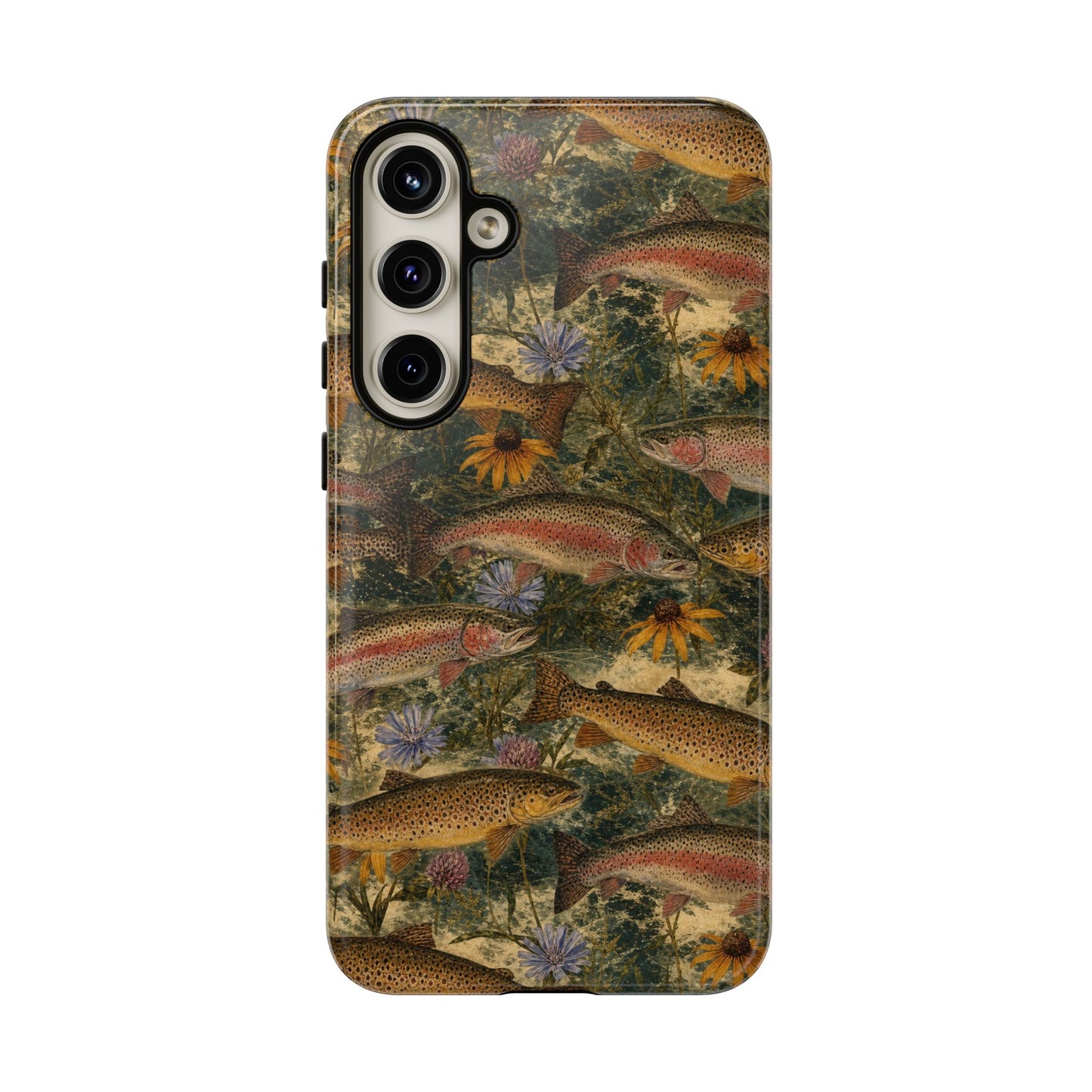 Floral Trout Tough Case