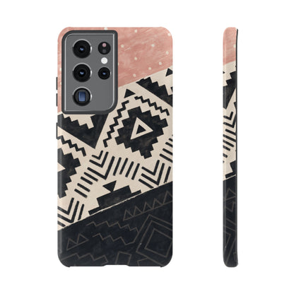 Blush Aztec Tough Case