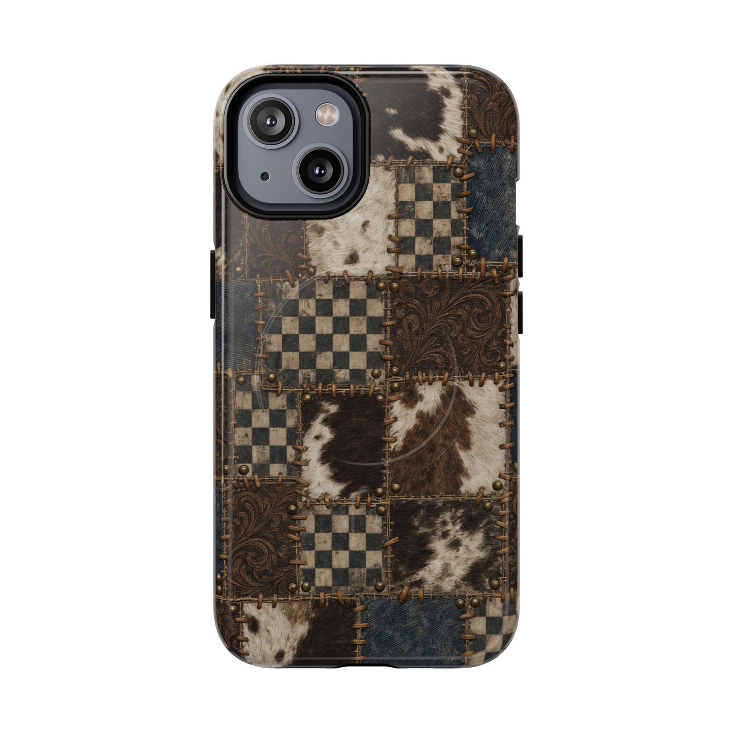 Tooled Patchwork Magnetic Case