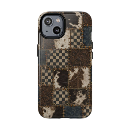 Tooled Patchwork Magnetic Case