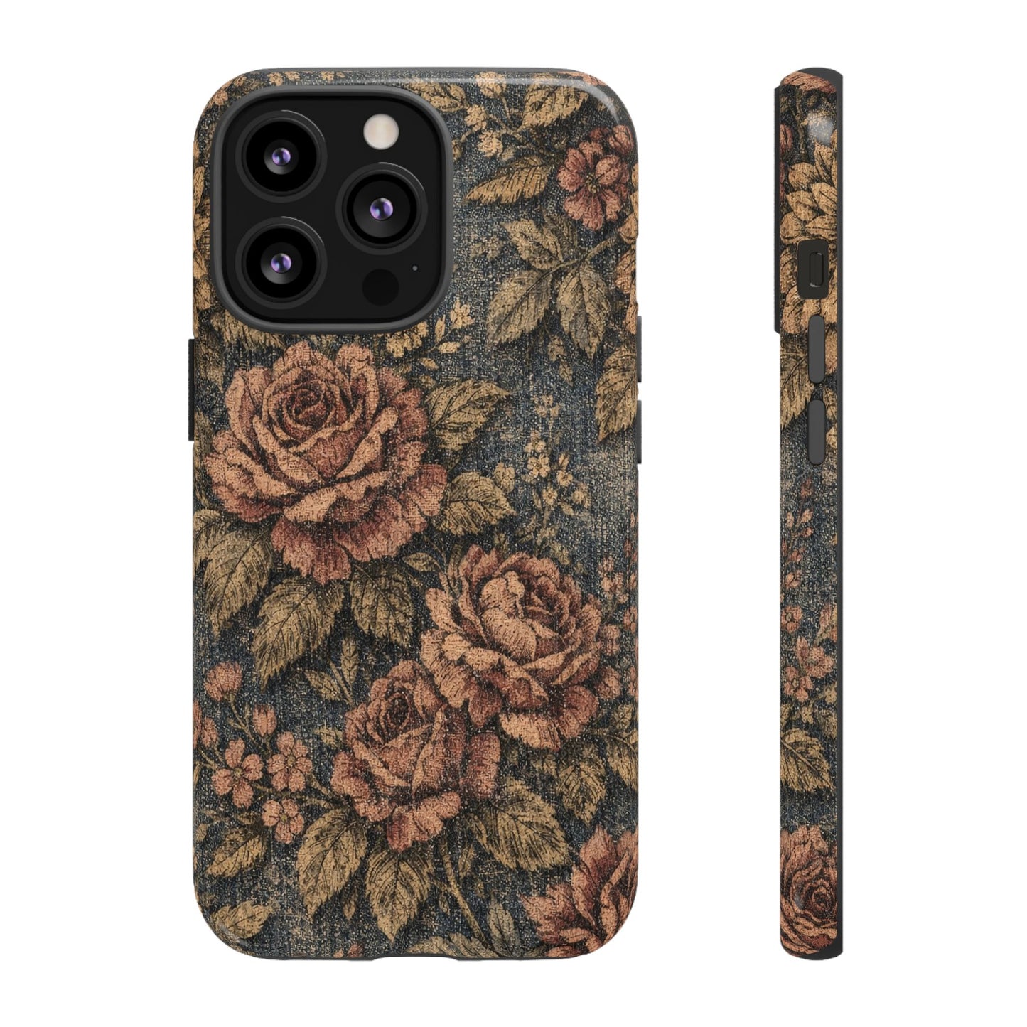 Denim Blooms Tough Case