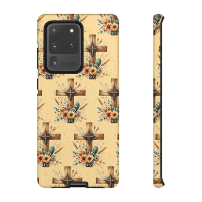 Floral Crosses Tough Case