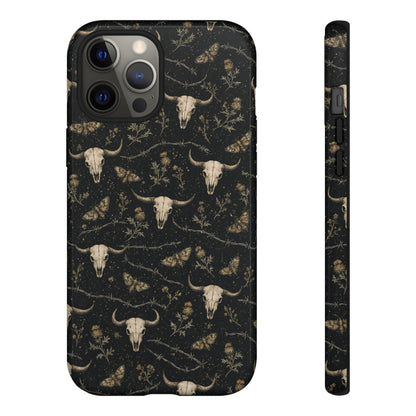 Bull Skull Barbwire Tough Case